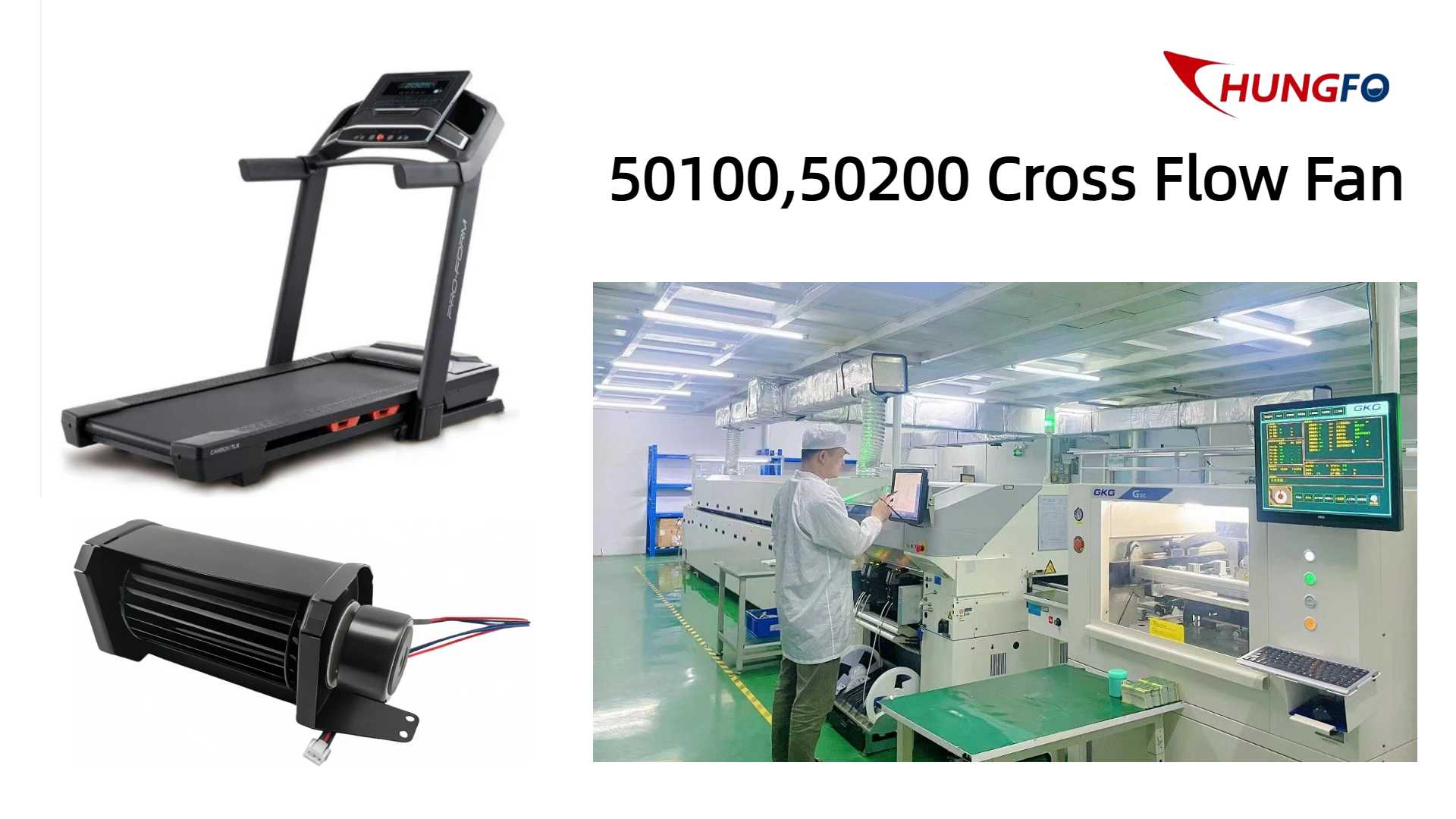 50100 dc crossflow fan