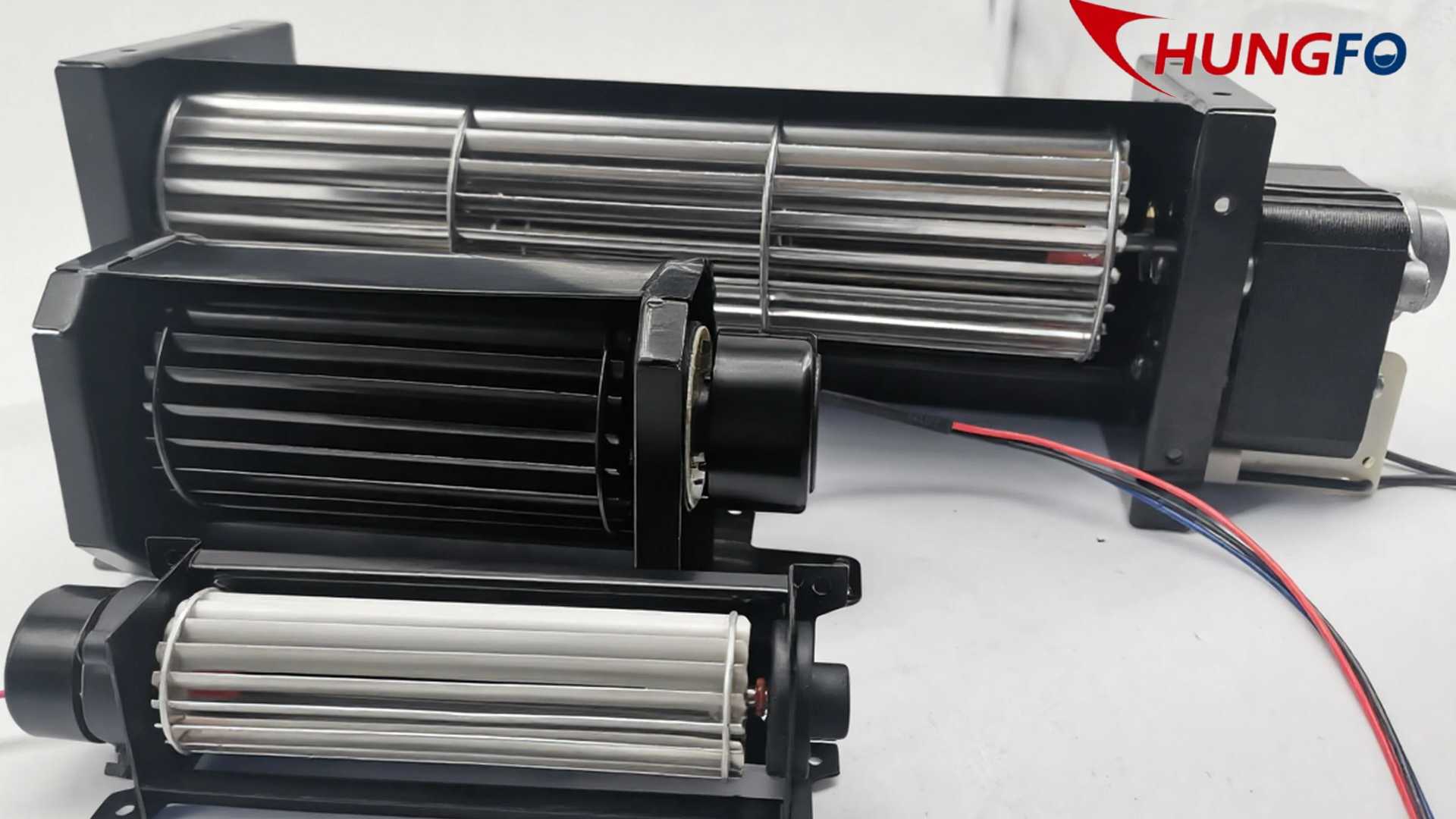 ¿Cuáles son los diferentes tipos de ventiladores de flujo cruzado?