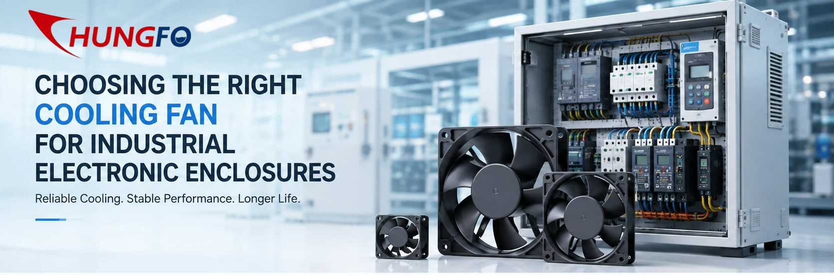 Cómo elegir el ventilador de refrigeración adecuado para envolventes electrónicas industriales