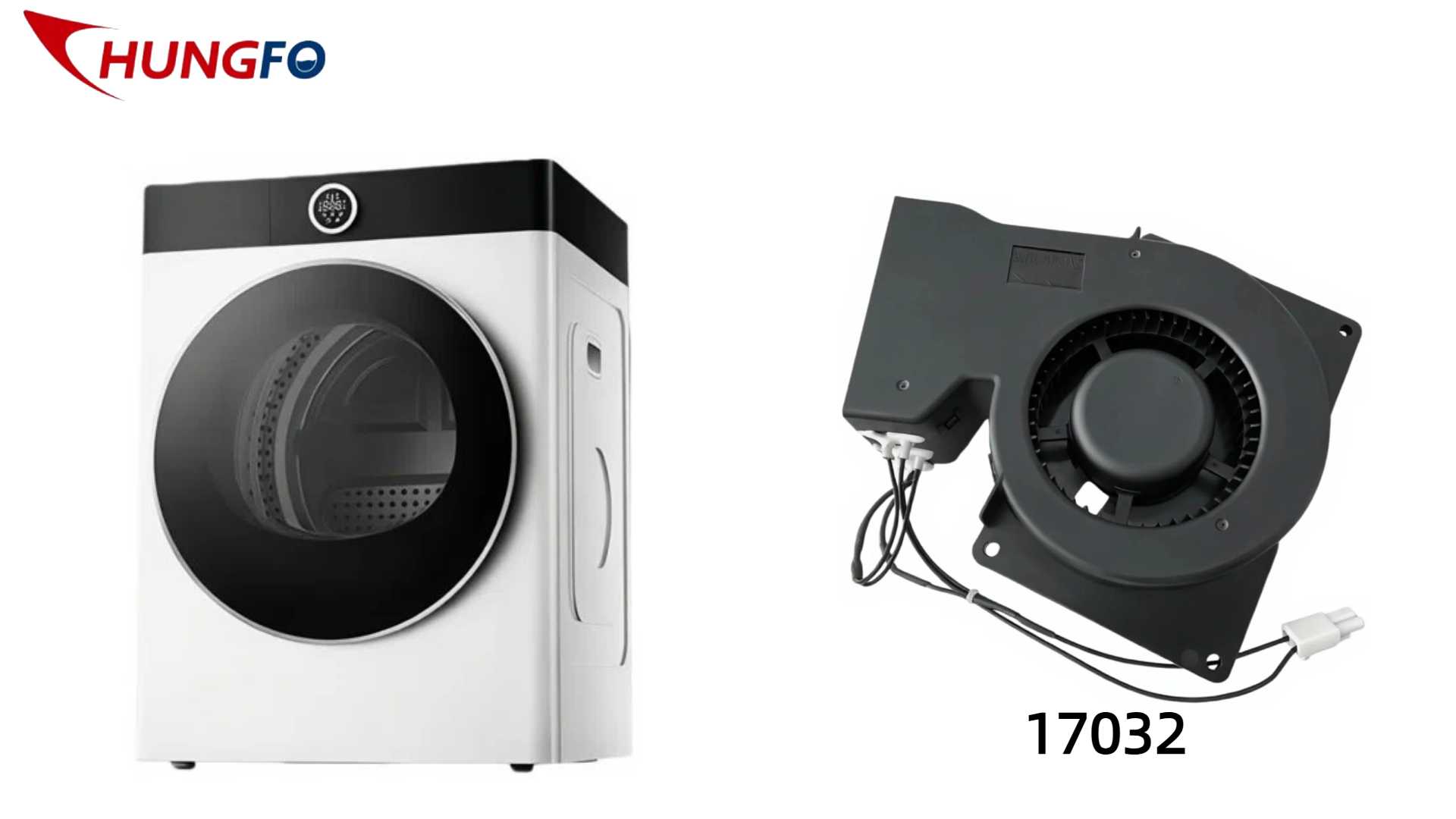 Potenciación de las secadoras con bomba de calor: Caso de aplicación del soplador de CC Chungfo HTC17032D24M